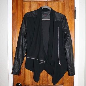 Faux Leather Biker Jacket
